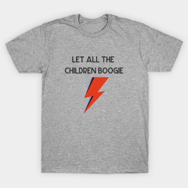 Let All The Children Boogie, black T-Shirt by Perezzzoso